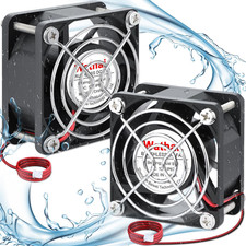 IP67 60Mm X 25Mm DC 12V Waterproof Small Fan Dual Ball High Speed DIY picture
