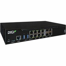 Digi Connect EZ 8 MEI Serial Server 8-port RS-232/422/485 US Power Cord picture