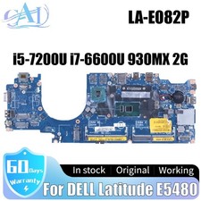 LA-E082P For DELL Latitude E5480 Laptop Motherboard 06JP6M 0VD6TR I5 I7 930MX 2G picture