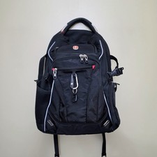 SWISSGEAR 6752 ScanSmart Airflow Laptop Tablet iPad Backpack Black Red picture