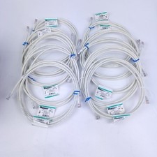 Panduit Netkey NK5EPC7Y Cat5e UTP RJ45 Patch Cable 7ft Off-White 10-Pack NEW picture