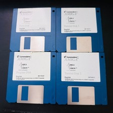 Commodore Amiga AmigaVision 4-Pack Floppy Disk Boot Tutorial Program picture