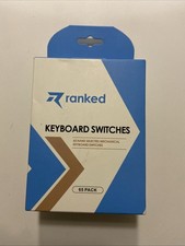 Ranked Kailh Box Key Switches Mechanical Gaming Keyboards Dark Yellow, 65 Pc picture