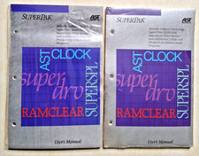 AST SuperPak Software User's Manual Vintage Computer NEW SEALED SuperDrive RAM picture