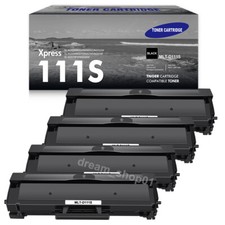 4PK Black Toner Cartridge MLT-D111S MLTD111S For Samsung Xpress M2020W M2070FW picture