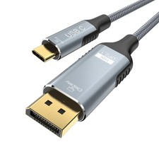 USB C to DisplayPort Cable 16K-30Hz 8K-120Hz 40Gbps 10FT - High-Speed Video picture