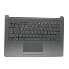 For HP 14-CM 14-CK Palmrest W/Non-Backlit Keyboard & Touchpad Gray L23241-001 US picture
