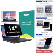 Laptop Privacy Screen 14 Inch 16:10 4-Way 360 Anti Glare Blue Light Blocking picture