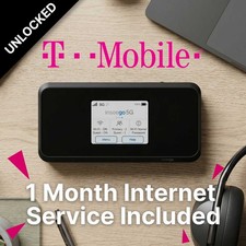 NEAT Inseego M2000 Black Unlocked 5G MiFi Mobile Hotspot Router + 1 Mo T-Mobile picture