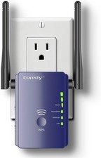PURPLE - COREDY 300 MBPS MINI WIFI EXTENDER RANGE EXTENDER/WIRELESS REPEATER picture