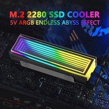 5V ARGB Sync Computer 2280 SSD M2 Radiator PC RGB M.2 Nvme Cooler Heatsink picture