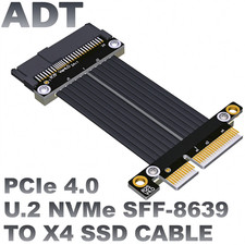ADT U.2 Interface U2 to PCI-E 4.0 X4 SFF-8639 NVMe PCIe Extended Data Transfer picture