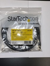 StarTech C6ASPAT7BK 7ft CAT6a Ethernet Cable - 10 Gigabit picture
