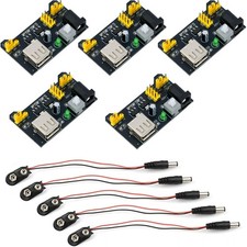 5 Pcs Power Supply Module with 400 Point and 830 Point Solderless Breadboard ... picture