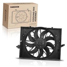 Engine Radiator Cooling Fan Assembly with Brushless Motor Compatible with BMW picture