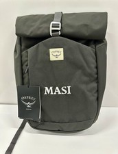 Laptop Backpack Osprey Roll Top Gray Fits 16” Adjustable New picture