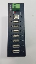 StarTech 7 Port Industrial USB 2.0 Hub USB-A Metal Mountable ESD / Surge - READ. picture