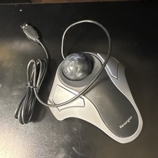 Kensington K64327 Orbit Optical Trackball Mouse USB- Black/Silver picture