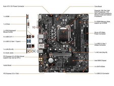 MSI B560M PRO-E LGA1200 Intel B560 SATA 6Gb/s Micro ATX Intel Motherboard Tested picture