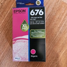 Epson 676XL Genuine Magenta High-Yield Ink Cartridge T676XL320 Exp 05/2018 picture