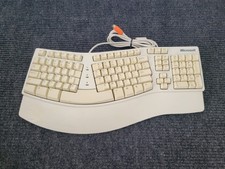 Microsoft Natural Keyboard Elite X03-51763 Ergonomic Wired Keyboard PS/2 TESTED  picture