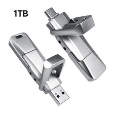 1TB Solid State USB Flash Drive Up to 550MB/s USB C & USB 3.2 Gen 2 Dual Drive picture