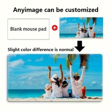1pc Personalized Custom Mouse Pad for Office Gaming,Thick Rubber Base Anti-Slip√ picture