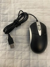 Compact Wired 3D Optical USB Mouse 5V 10mA Laser Style 3 Button w/ Scroll Wheel picture