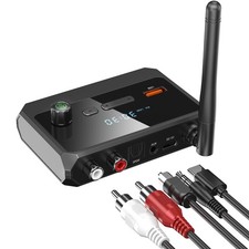 Bluetooth 5.4 Receiver for Home Stereo, Optical Low Latency & HD Music Audio ... picture