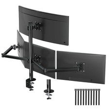 Quad Monitor Mount for 17-32 Inches - Fully Adjustable Heavy Duty 4 Monitor Arm picture