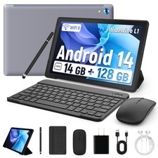AEEZO C108 Android 14 Tablet 10 Inch, 14GB RAM, 128GB Storage, WiFi 6, Dual picture