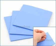 1pc Blue 100mm 100x 2mm Silicone Thermal Pad Sheet CPU GPU Memory Board Heatsink picture