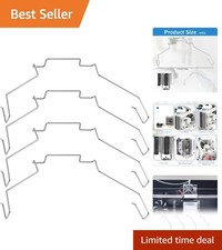 4 PCS 12 CM CPU Radiator Fan Clips - High-Quality Stainless Steel Fixing Hooks picture