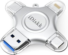 iDiskk 4 IN 1 USB Flash Drive iPhone Photo Storage Stick for iPhone iPad Android picture