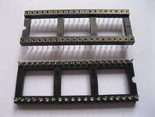 12 pcs IC Socket Adapter 40 PIN Wide DIP High Quality Pitch 2.54mm, X=15.24mm picture