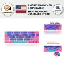 PBT Backlit Keycaps – 60% Keyboard Upgrade with Keycap Puller Included picture