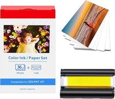 Canon Selphy KP36 Ink Paper Pack 36 Sheets 4x6 with Color Cartridge picture