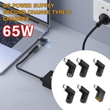5PCS NEW Laptop Charger Converter USB Type C PD 65W Power Charging Cable Adapter picture