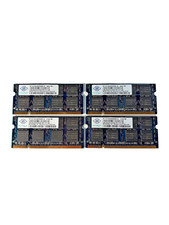 Nanya PC2-5300 4x1 GB SO-DIMM 667 MHz PC2-5300 DDR2 Memory (NT1GT64U8HB0BN-3C) picture