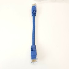 Cat 6 Patch Cable 6 inch Blue High Speed Internet Ethernet Cord RJ45 Pack of 10 picture