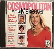 Cosmopolitan Virtual Makeover (PC, SegaSoft) – Jewel Case – Disc + Booklet picture