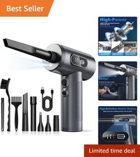 Ultra-Lightweight Electric Air Duster with Smart LED Display & 100,000 RPM Power picture