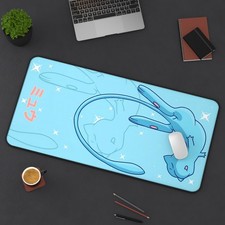 Mew Pokemon Japanese Desk Mat Mouse Pad, Long Desk Mats, Anime Game picture