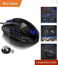Venus RGB Wired Gaming Mouse – 16400 DPI Precision & 19 Programmable Buttons picture