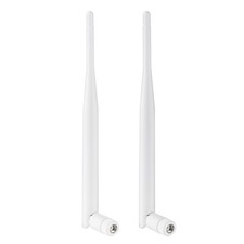 Dual Band 2.4GHz 5GHz 9dBi WiFi Antenna with PR-SMA Male Connector for White picture