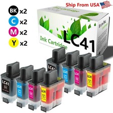 8PK LC41 LC-41 Ink Cartridge for DCP-110C DCP-120c MFC-5840CN picture
