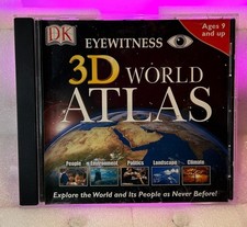 DK Eyewitness 3D World Atlas (PC CD-ROM, 2003) W/ Case, Tested picture