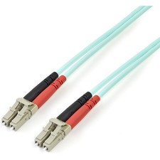 StarTech 5m 10Gb Aqua Multimode Duplex 50/125 LSZH Fiber Optic Cable - LC/LC picture