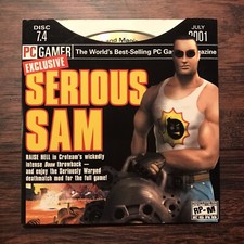 PC Gamer Demo Disc 7.4 July 2001 PC CD Serious Sam picture