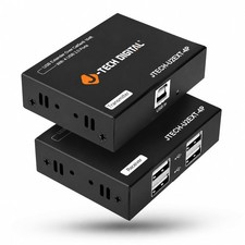 J-Tech Digital USB 2.0 Extender Over Single Cat5e/6 Ethernet 164ft, 4-Port... picture